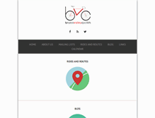 Tablet Screenshot of brazoscyclists.org